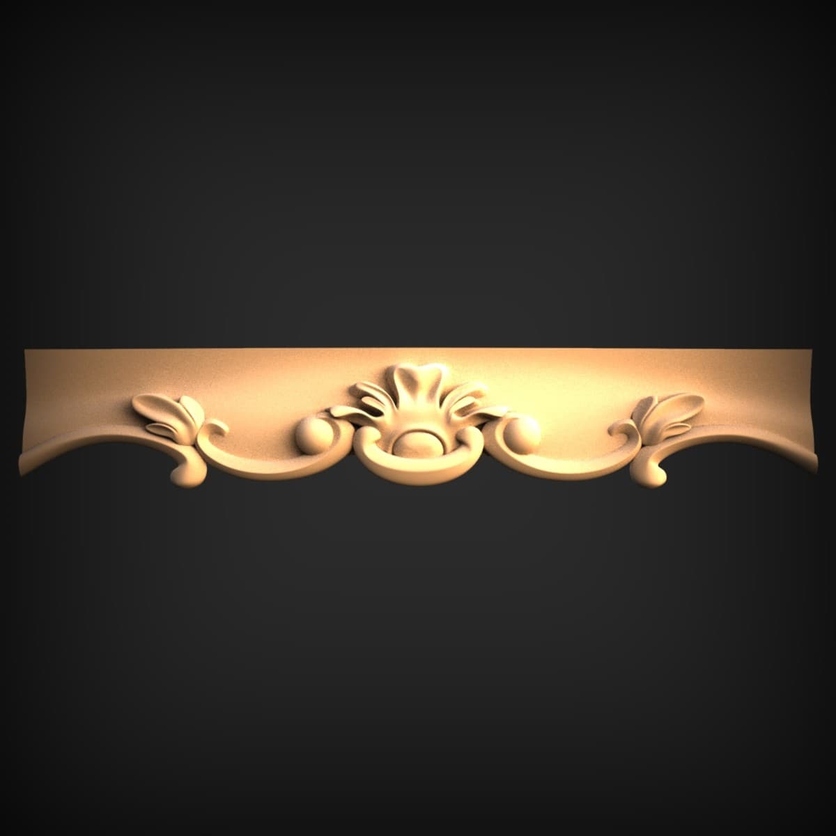 Palmette And Scroll Furniture Onlay