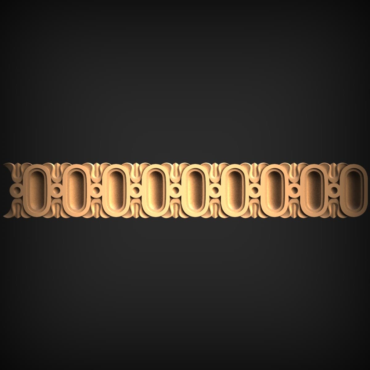 Linked Pod Border Moulding Strip