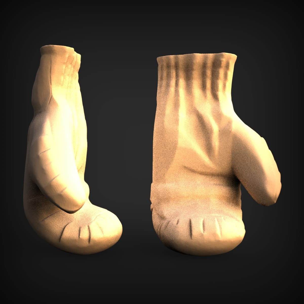 Padded Boxing Glove Model