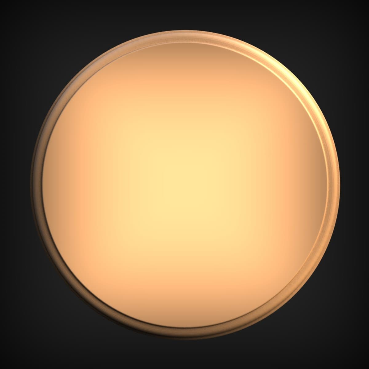 Round Bevel-Rimmed Serving Dish