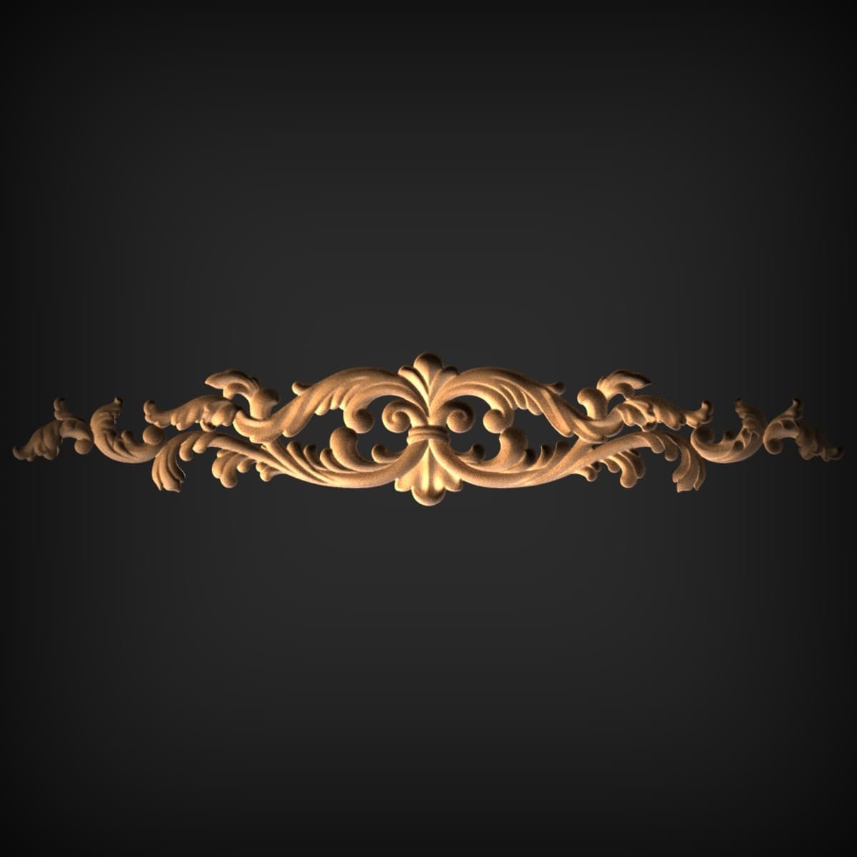Horizontal Acanthus Headboard Onlay