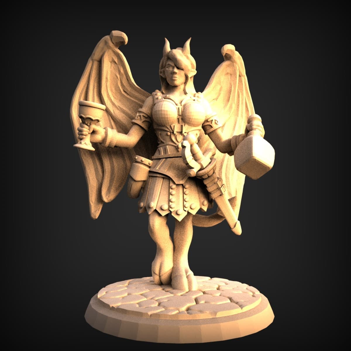 Horned Succubus Reveller Miniature