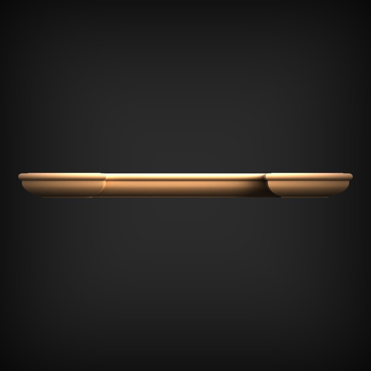 Bullnose Rounded Serving Tray Blank