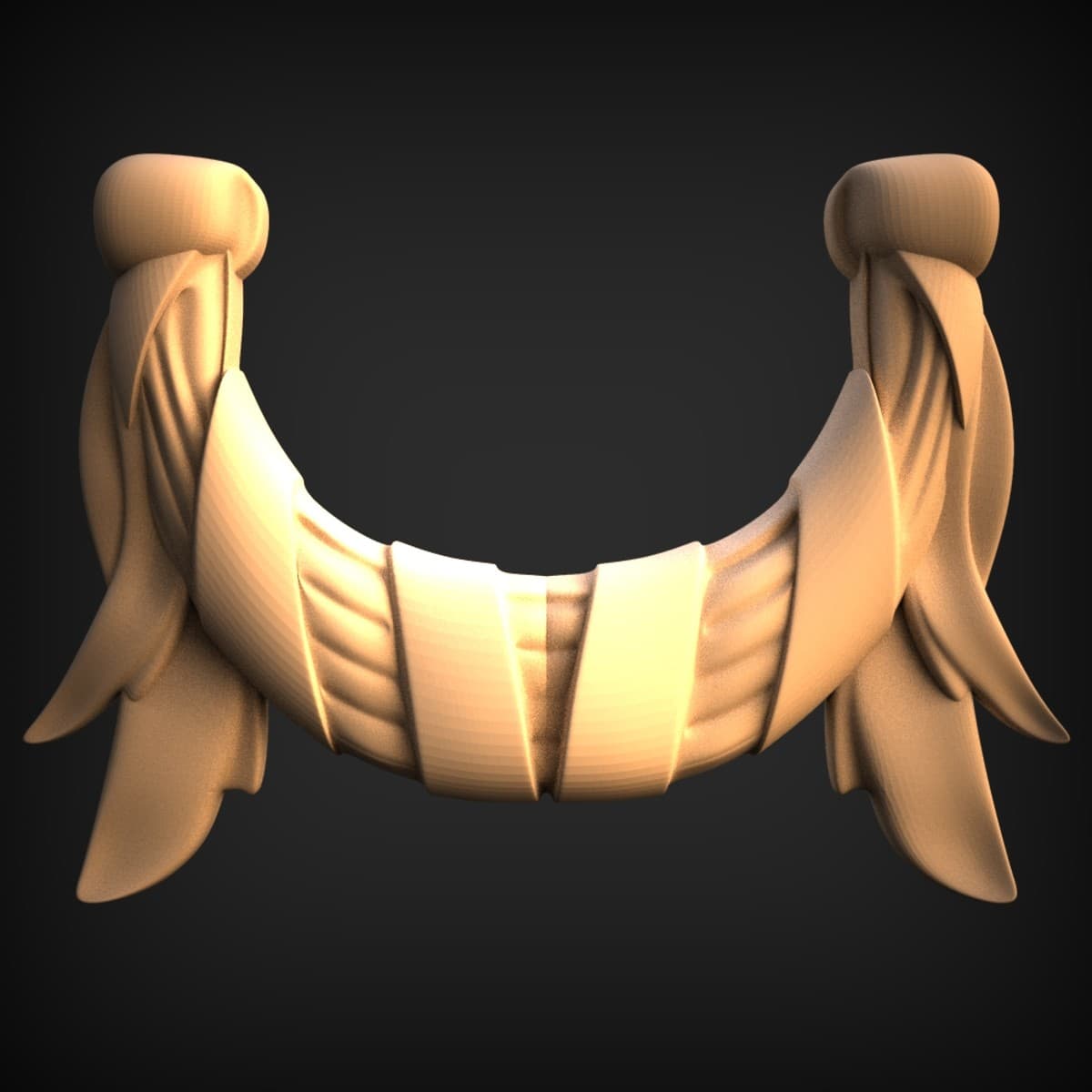 Draped Ribbon Swag Furniture Drop