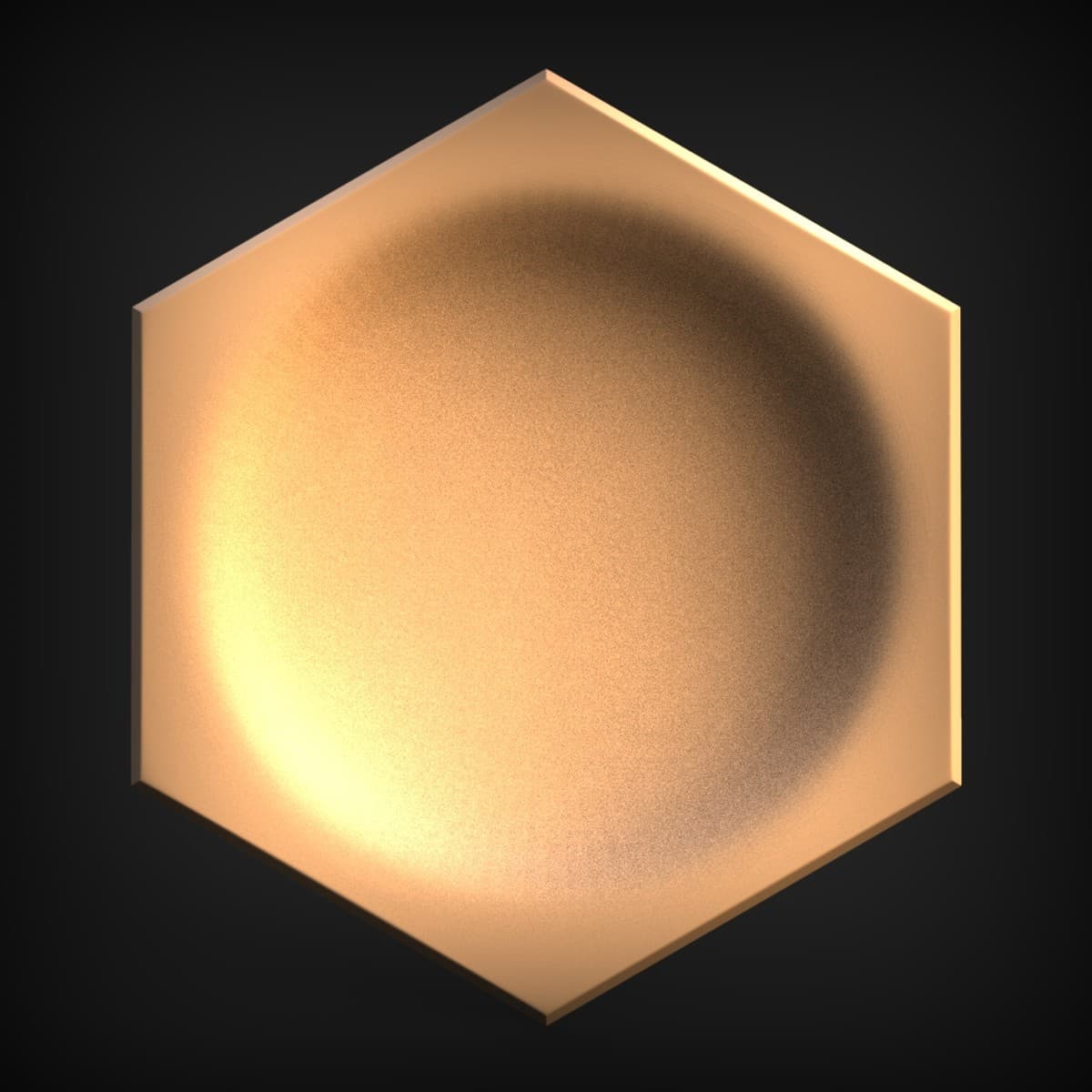 Domed Hexagon Honeycomb Wall Tile