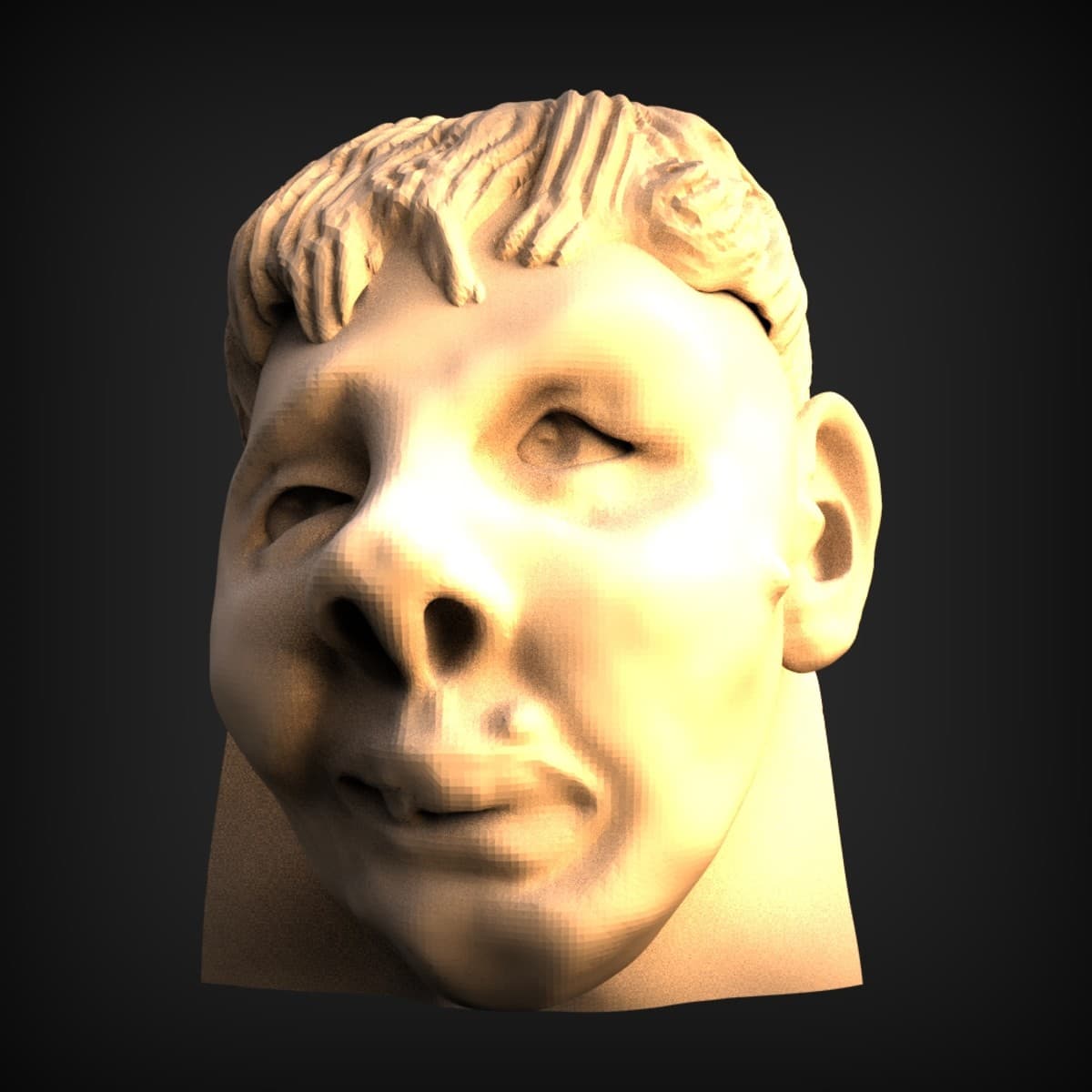 Serene Sleeping Youth Bust
