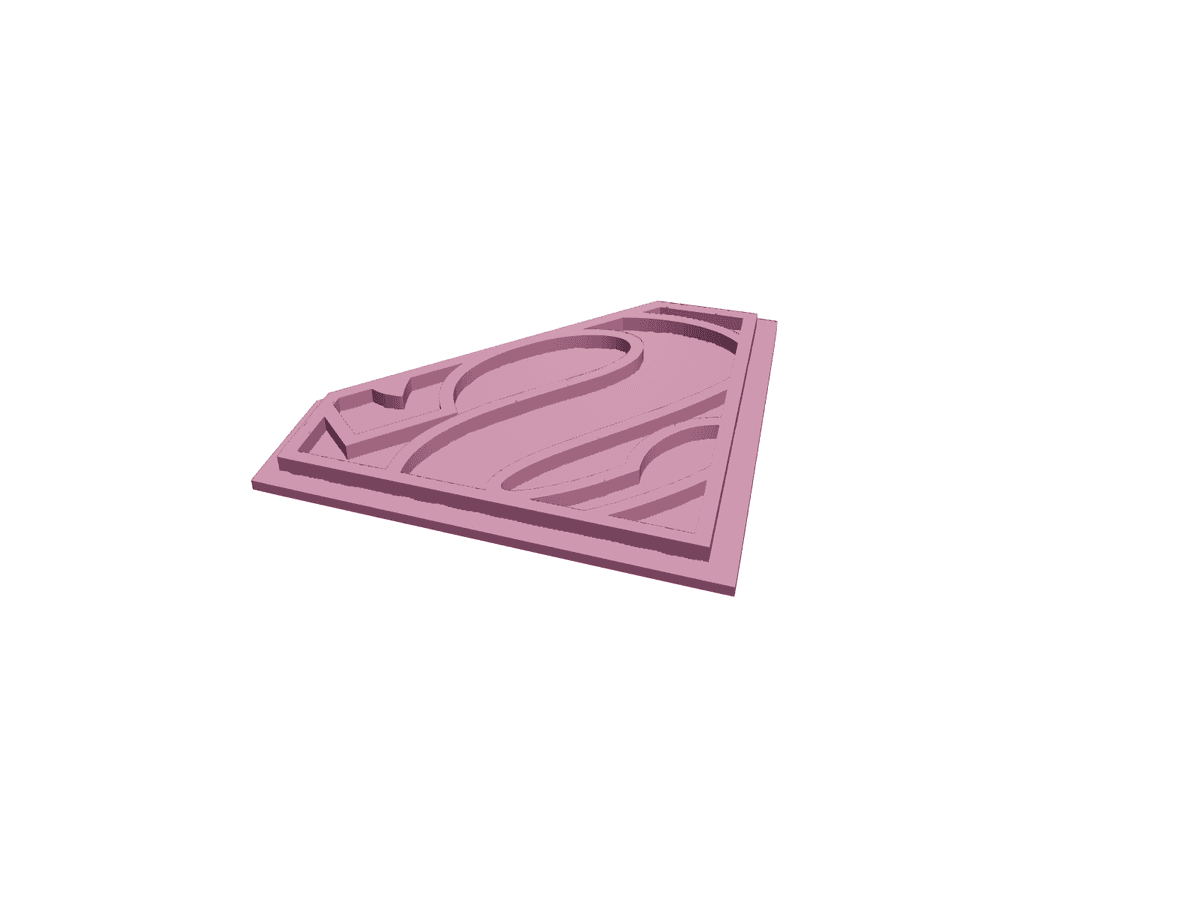 Superman Logo Cookie Cutter V2