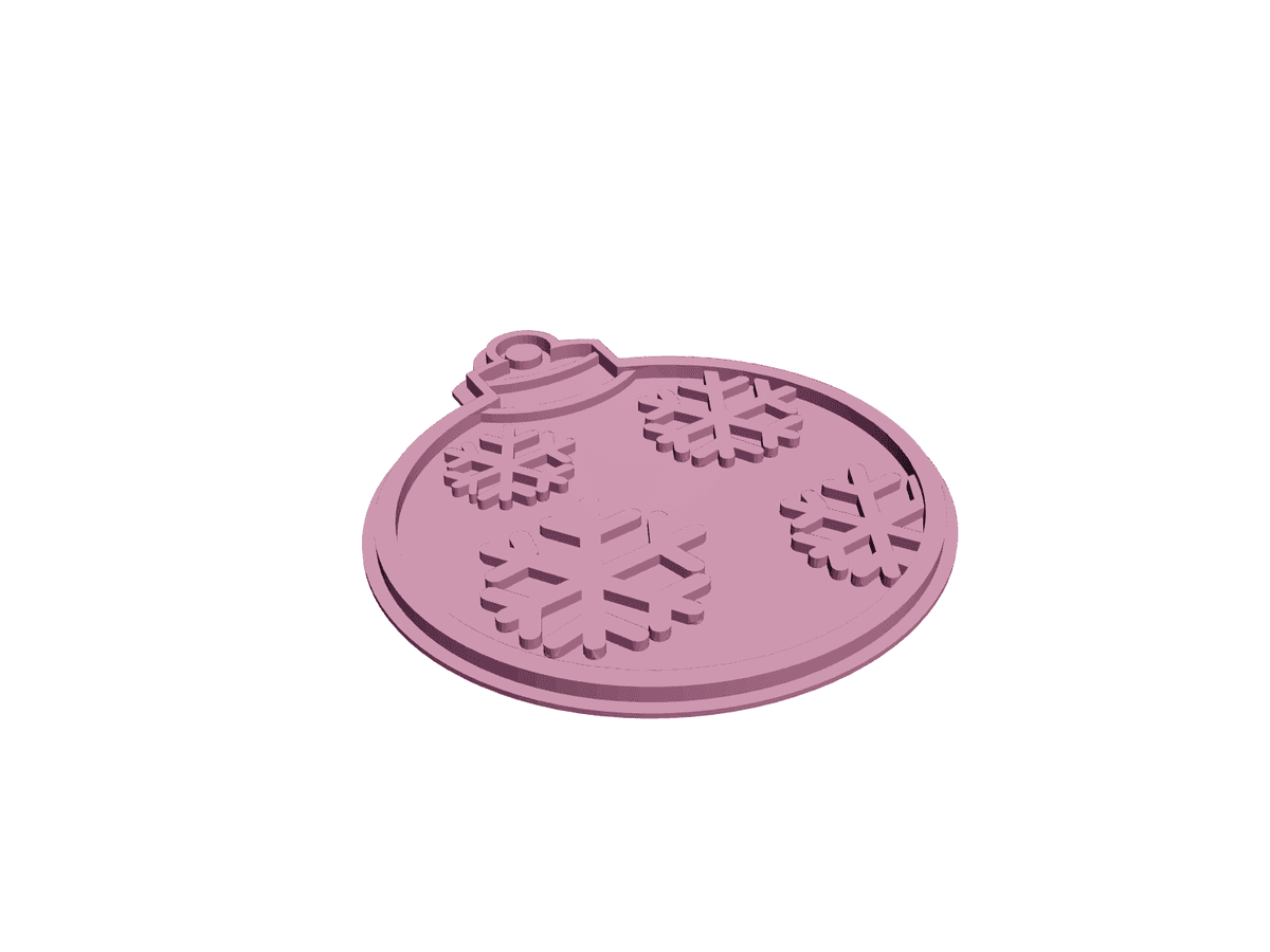 Christmas Ornament Decal