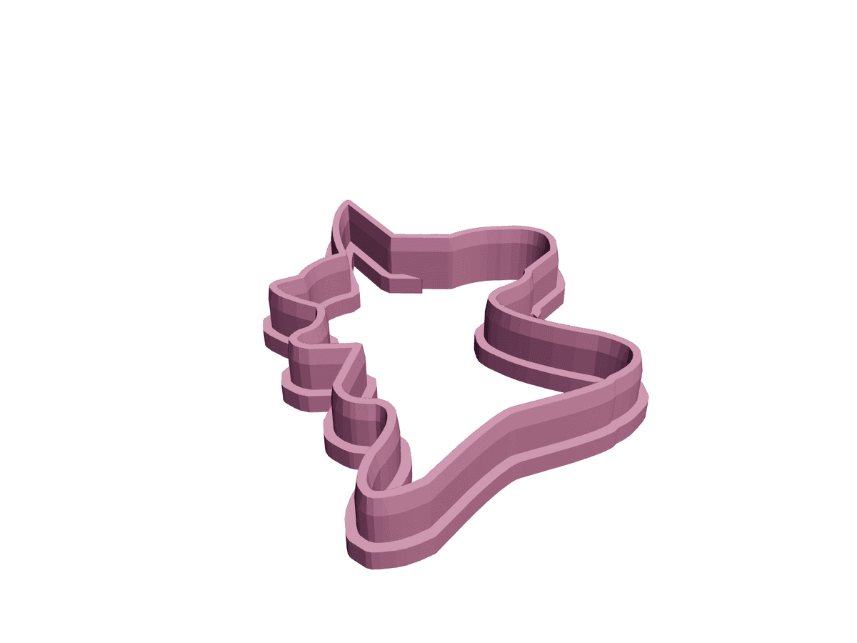 Cortante Unicornio Unicorn Cookie Cutter