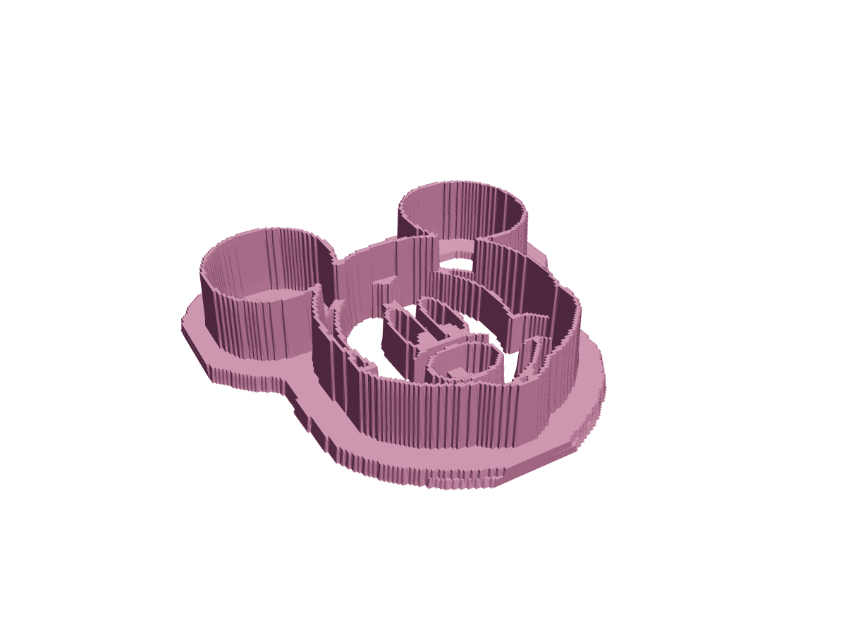 Mickey Mouse Cookie Cutter V2