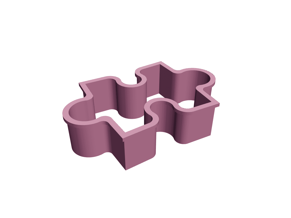 Puzzle Cookie Cutter 1.3 0.40 0.64 0.75 0