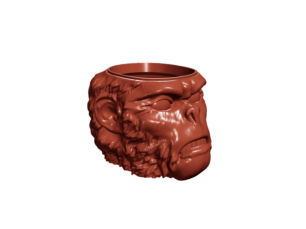 Indiana Jones Monkey Head Candy Bowl Mug