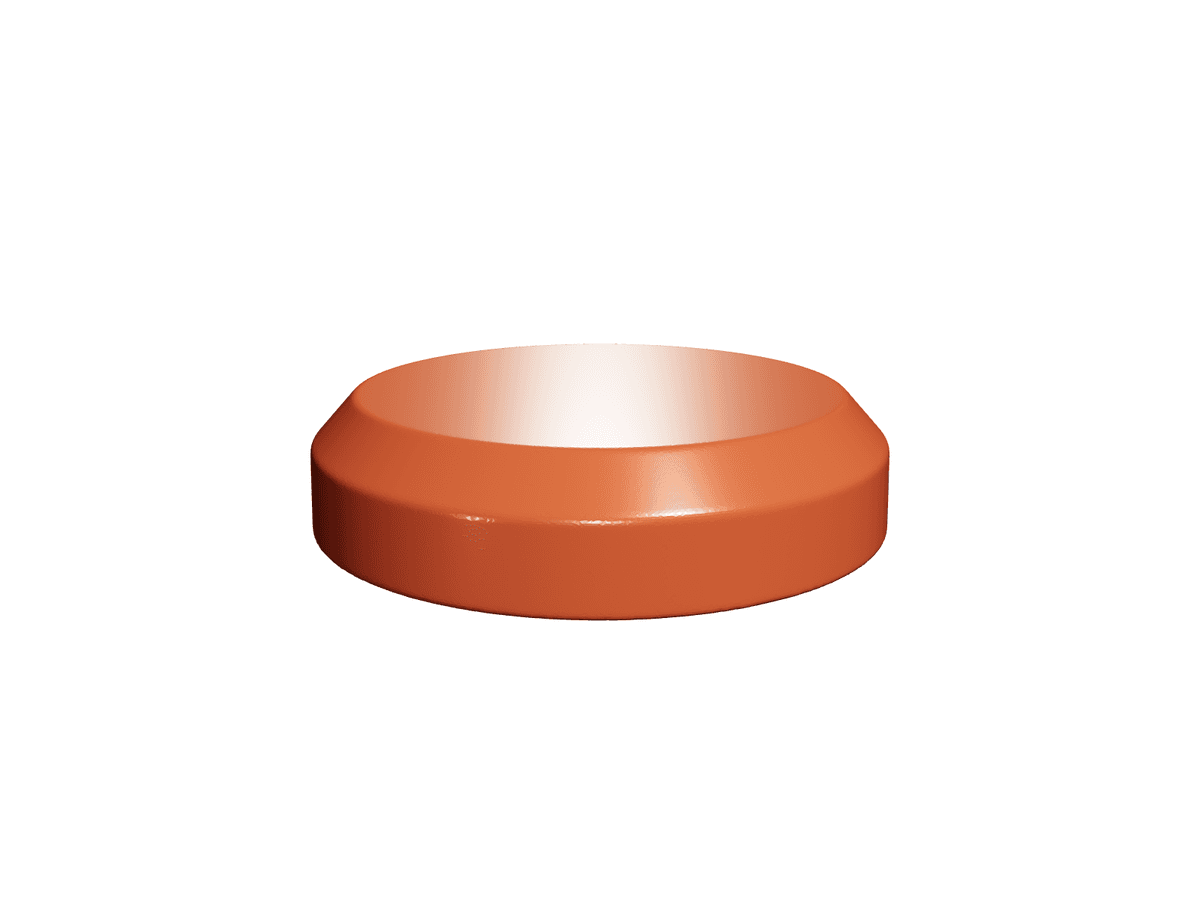 Round Display Base for Multi-Part Figure Kit