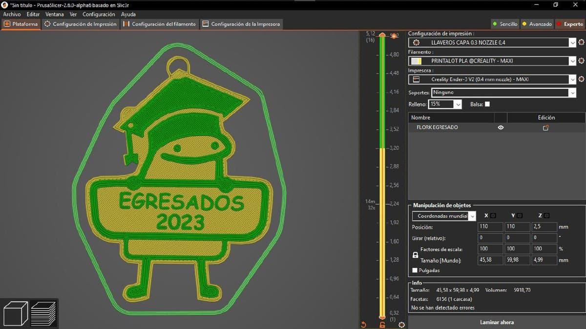 Flork Egresado Stl