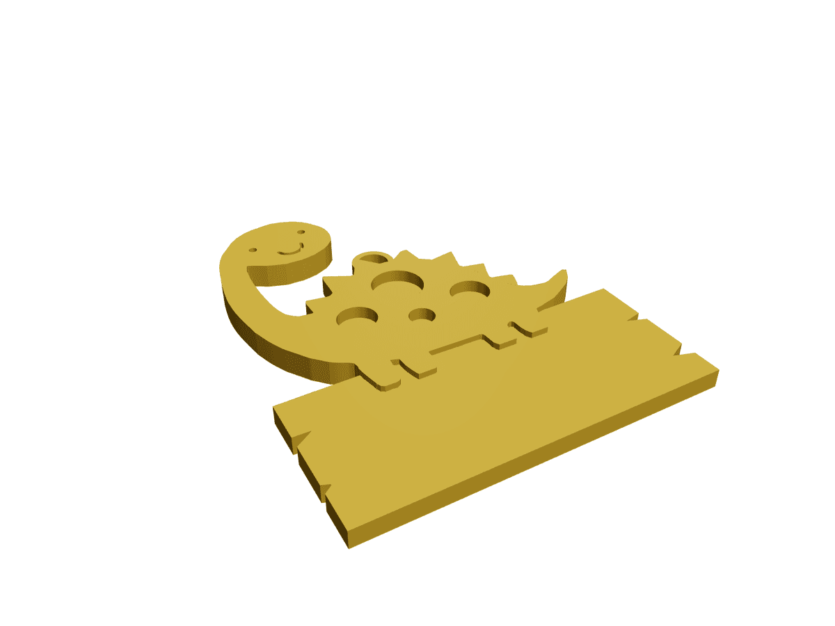 Llavero Dinosaurio