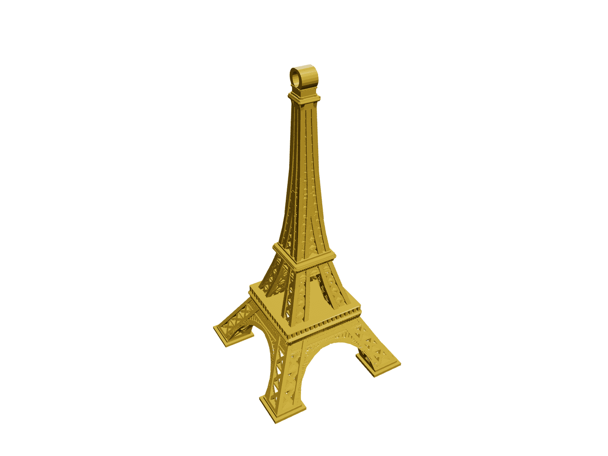 Eiffel Tower Keychain
