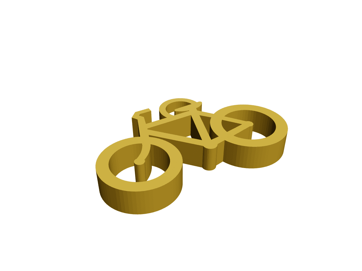 Bike Keyring Keychain