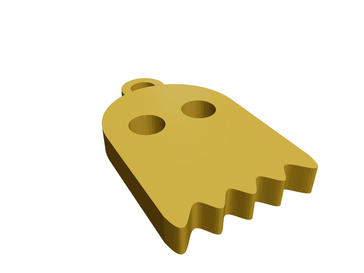 Pacman Ghost KEY Chain