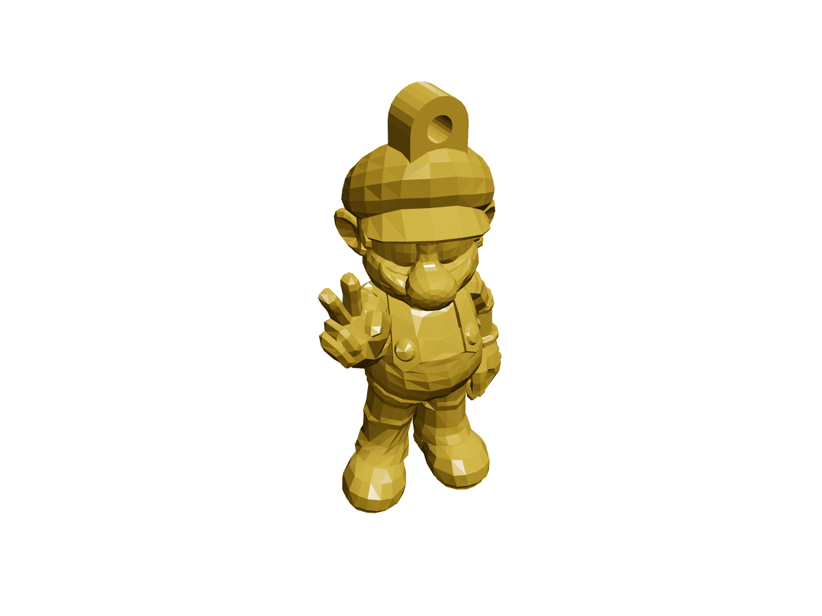 Mario Bros Keychain