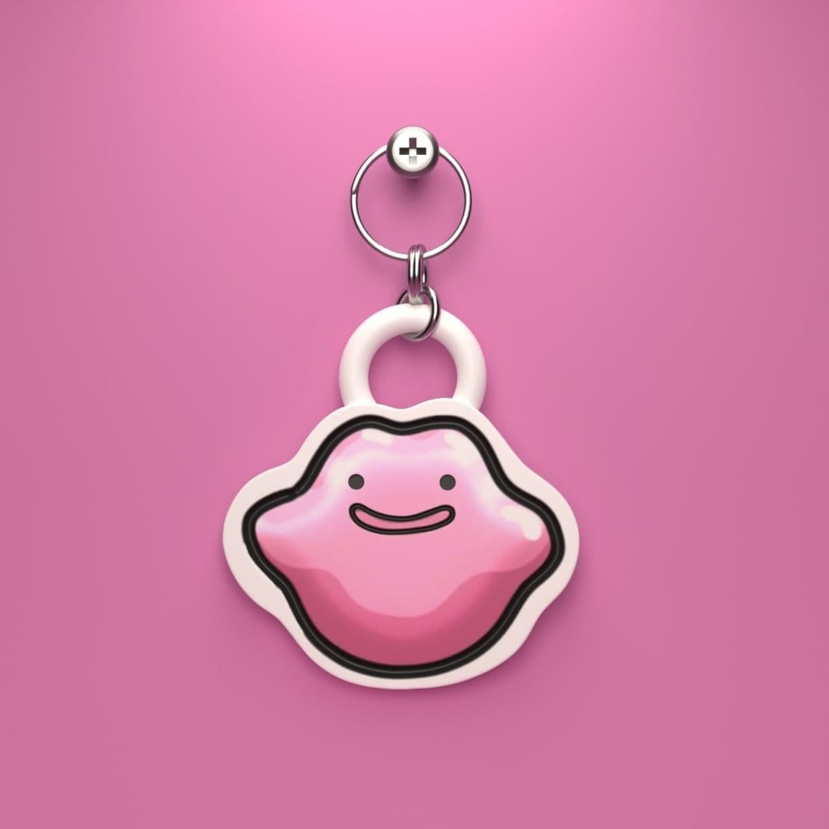 Ditto Head Keychain
