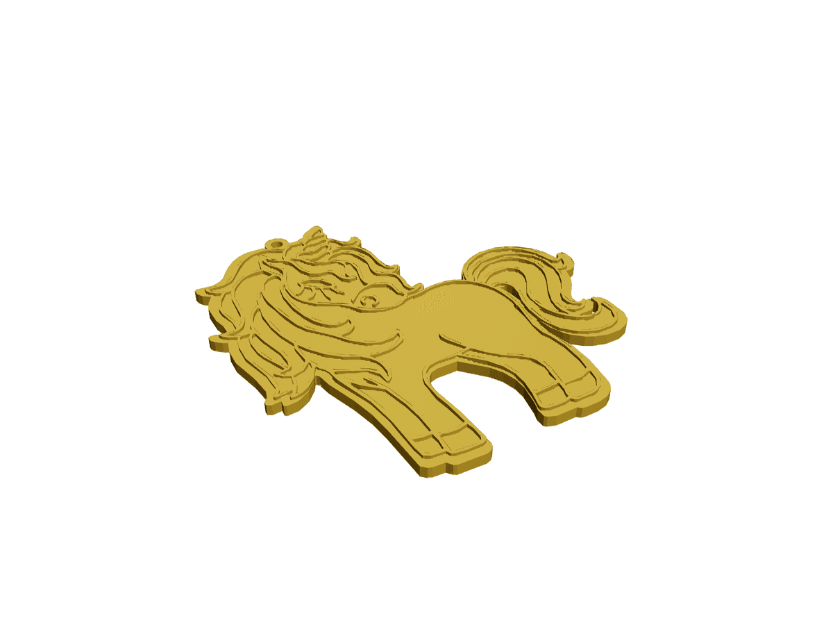 Unicorn Keychain