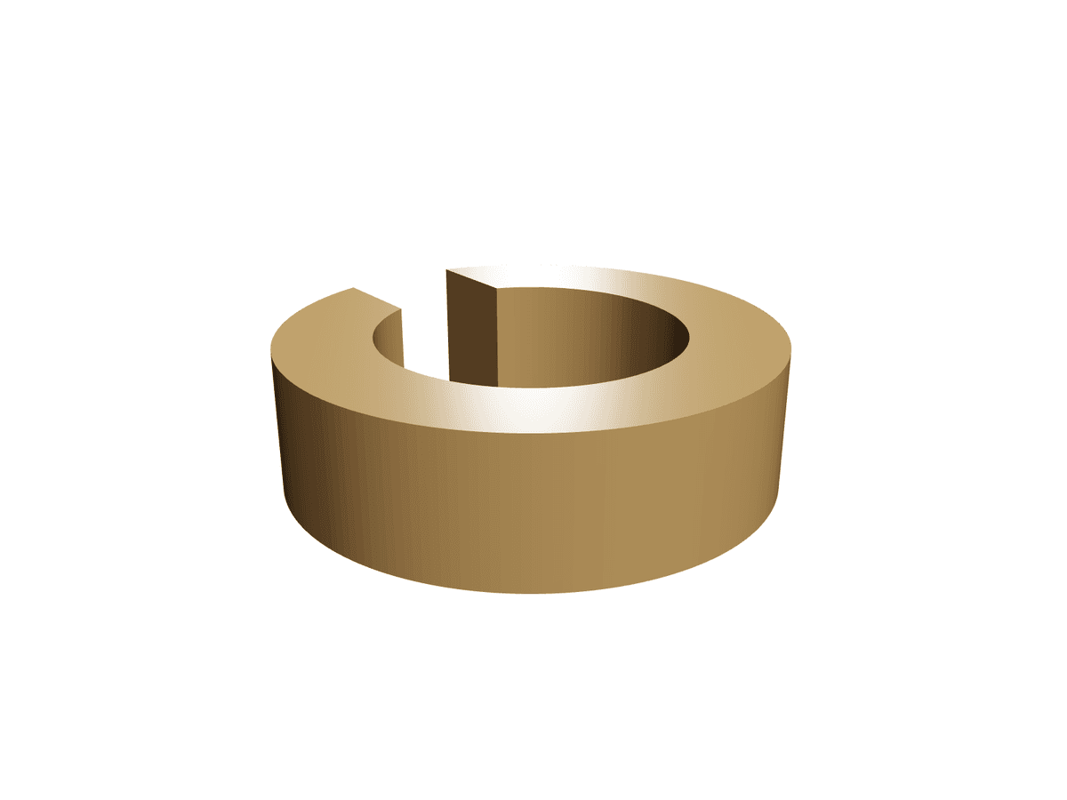 LR Rod Split Ring Lamp