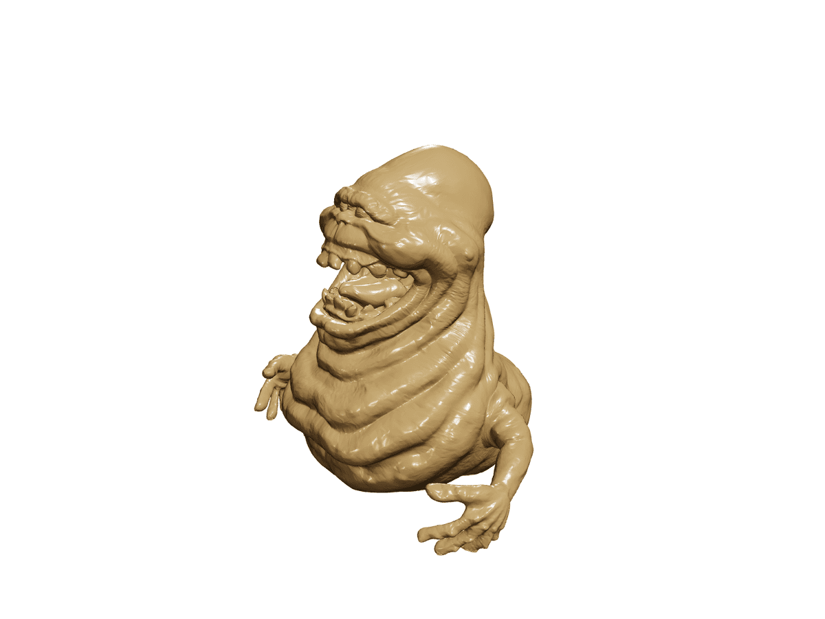 Ghost Busters Slimer UV Glow In The Dark Lamp