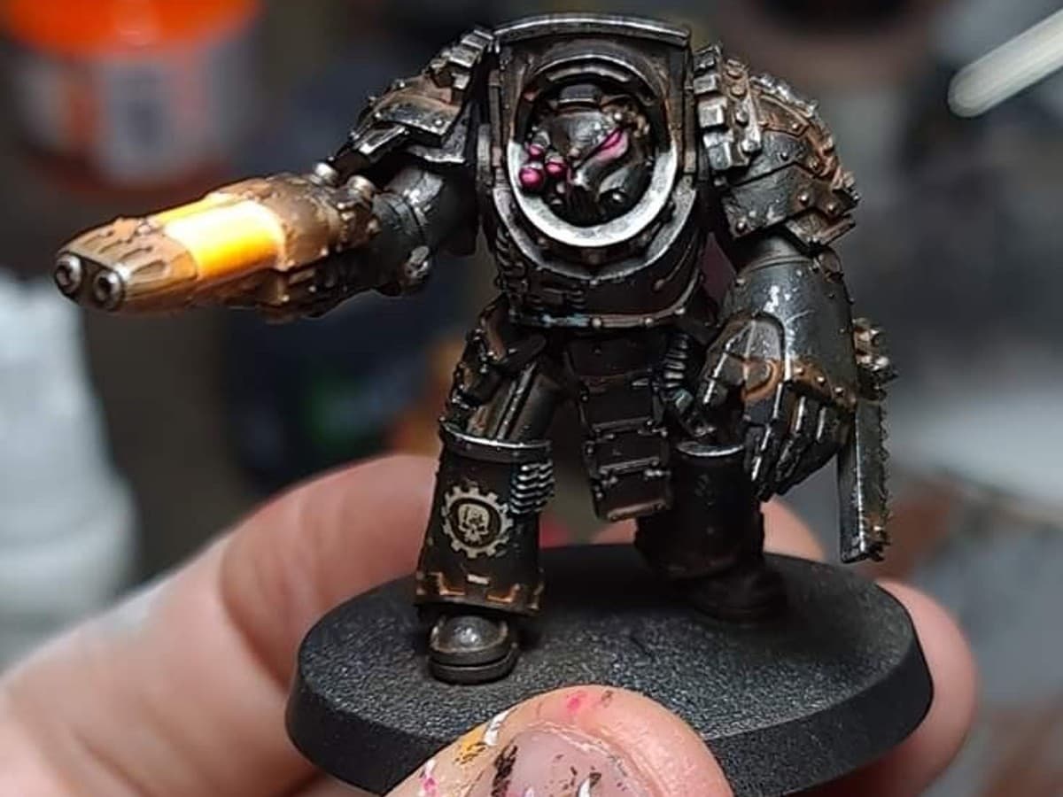 Squad Bosses For Space Warriors With Hand Symbols