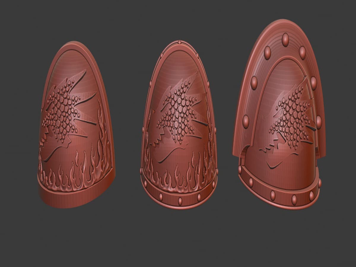 Salamanders Shoulder Pad Bits Shoulder Pads