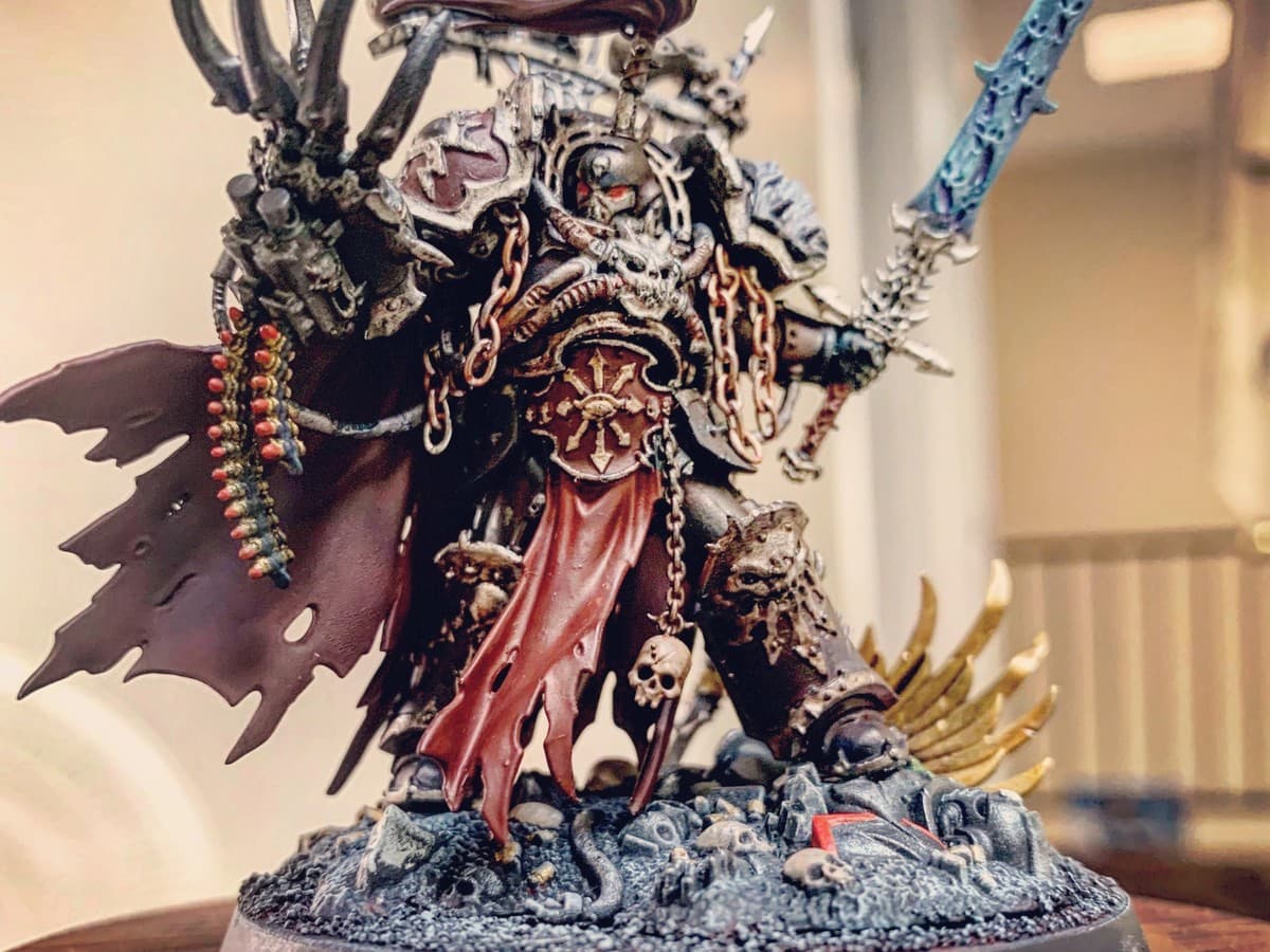 Chaos Warmaster Helmets