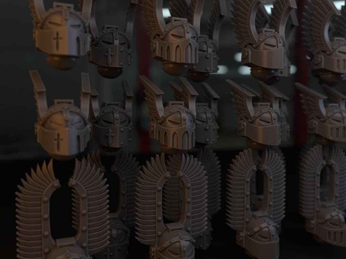 Dark Angels Helmet Bits Helmets