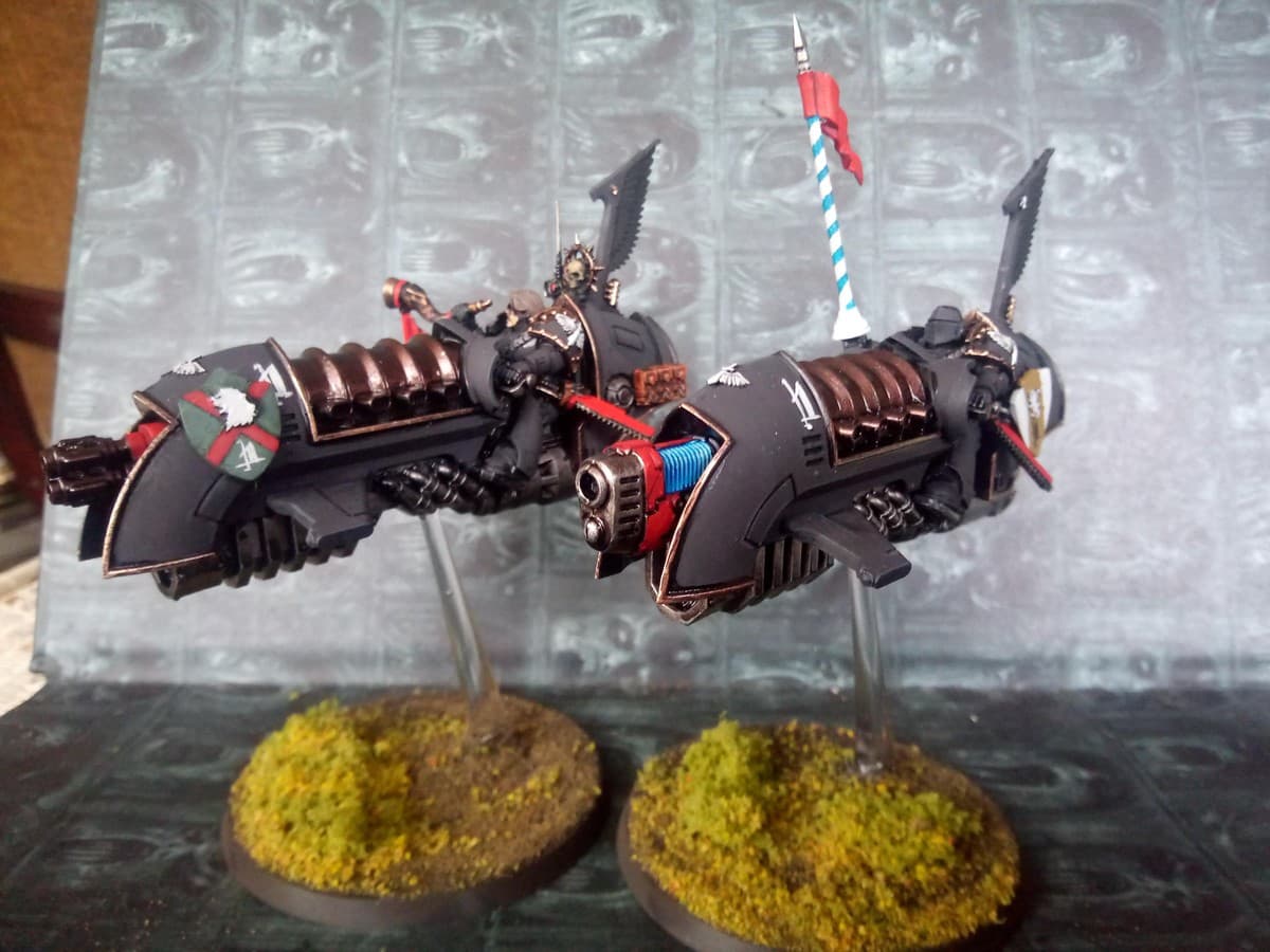 Dark Angels Ravenwing Bikers