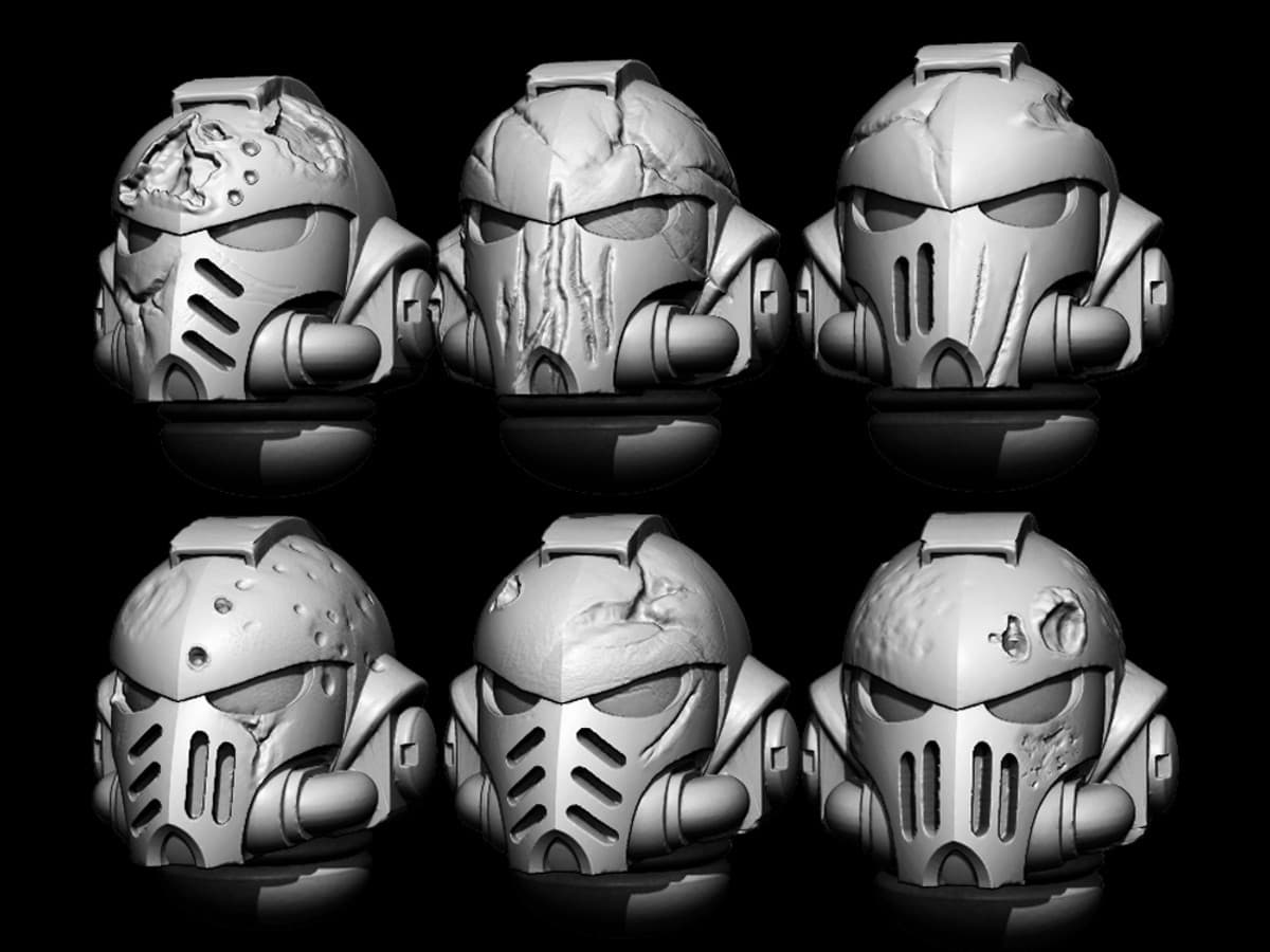 Battle Damaged Space Heads