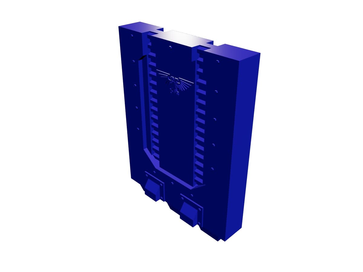Zone Mortalis Doorway Bulkheads and Doors for Warhammer 40k Terrain - 28mm
