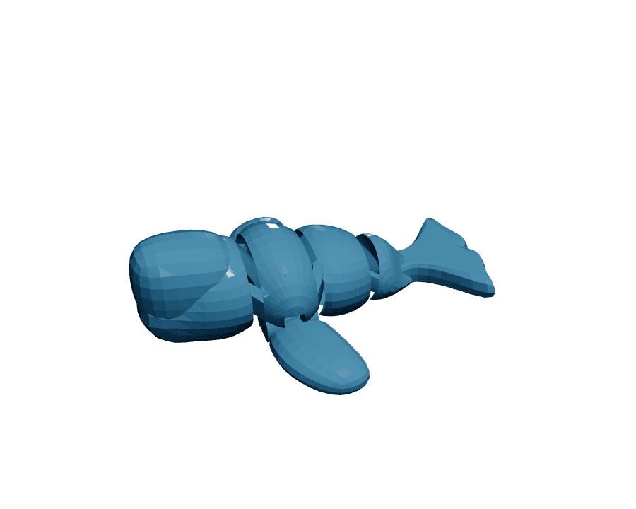 Beluga Whale — Articulated Flexi