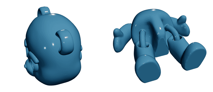 Angry / Happy Teddy Bear — Flexi