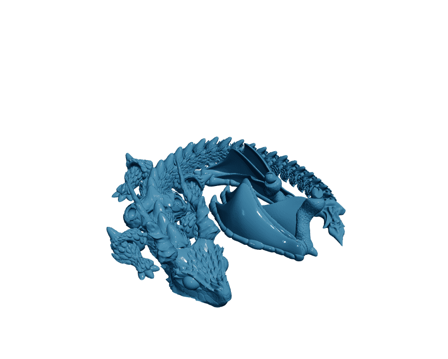 Horned Dragon — Articulated Flexi