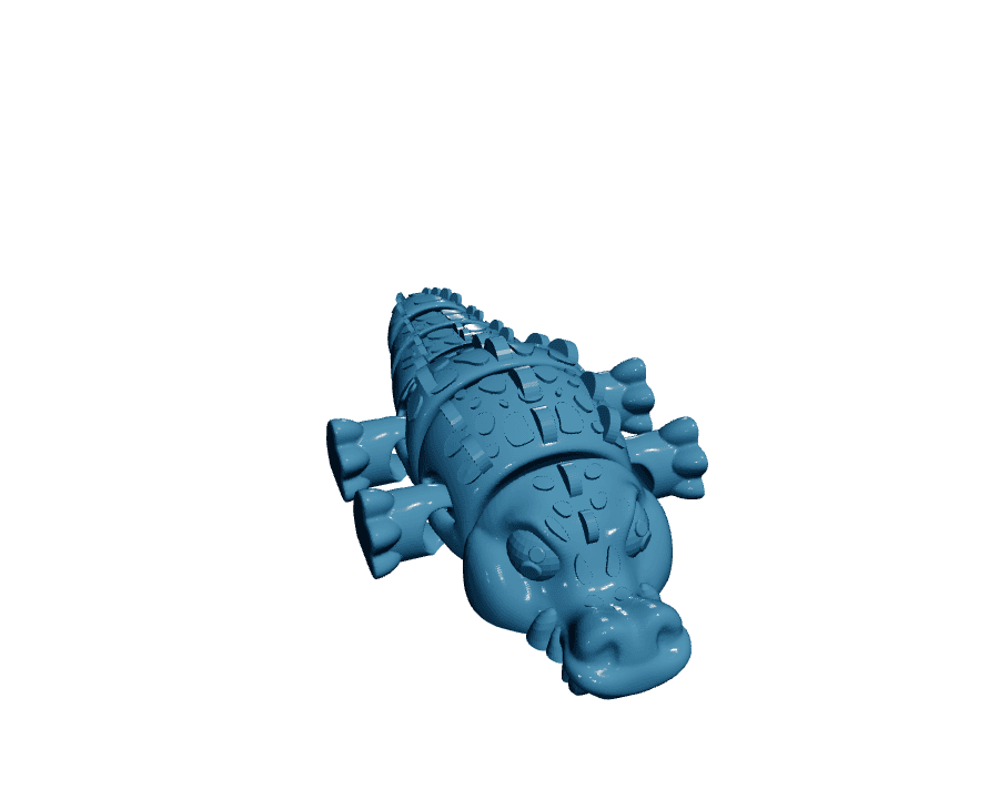 Realistic Crocodile — Articulated Flexi