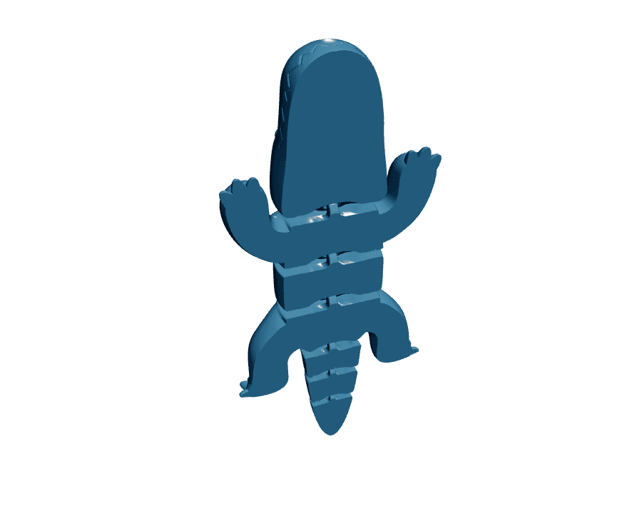Cute Crocodile — Articulated Flexi