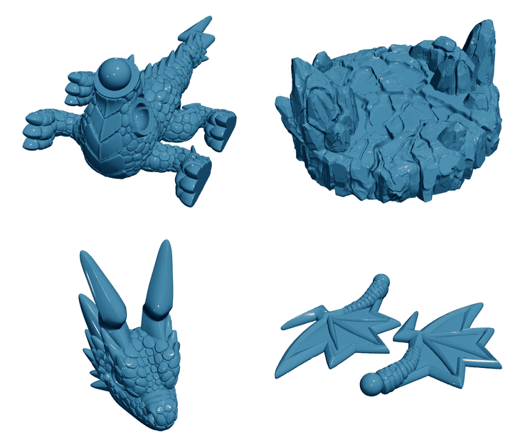 Electric Dragon — Articulated Flexi