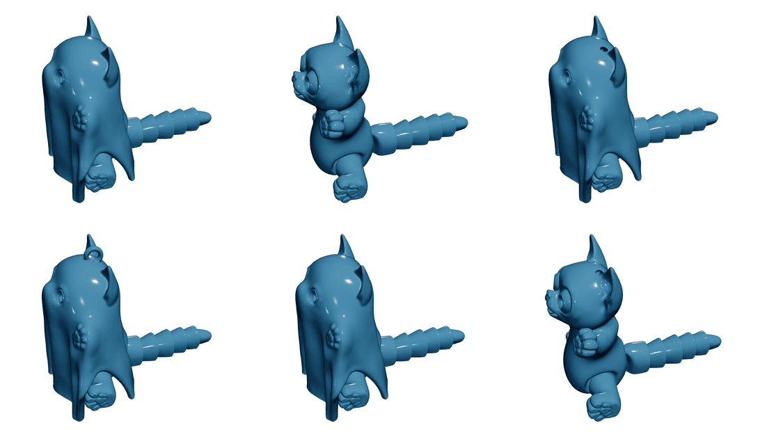 Ghost Kitties — Articulated Flexi