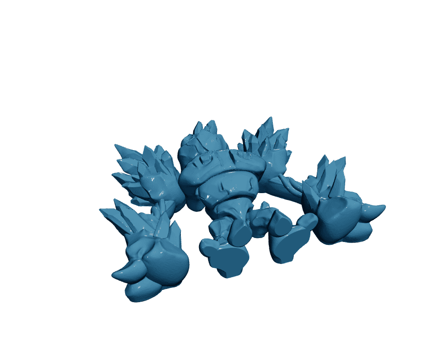 Crystal Golem — Articulated Flexi