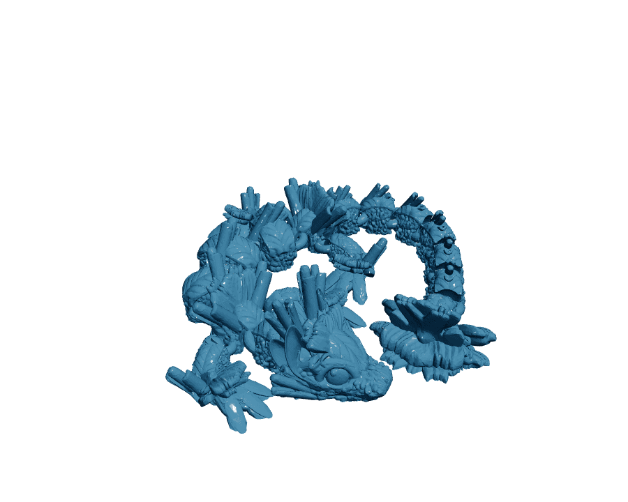 Baby Sushi Dragon — Articulated Flexi