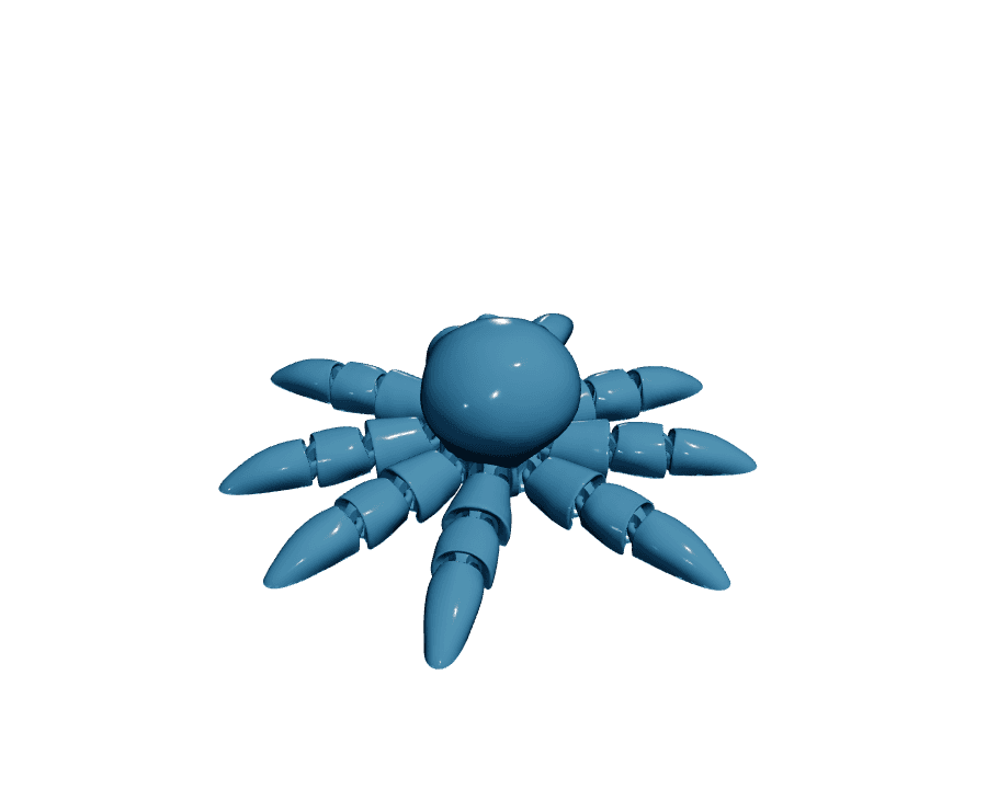 Clingy Octopus — Articulated Flexi
