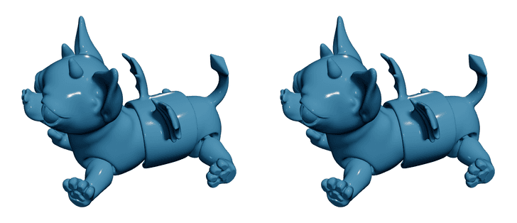 Demonic Chihuahua — Articulated Flexi