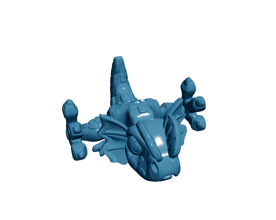 Dilophosaurus — Articulated Flexi