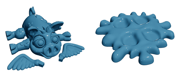 Pigasus Flying Pig — Articulated Flexi